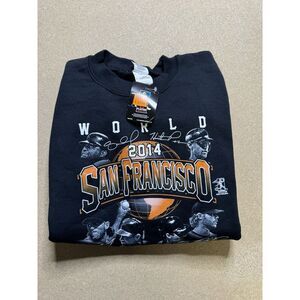 Vtg y2k‎ San Francisco Giants Sweatshirt Adult M Black  Crewneck MLB 00s…